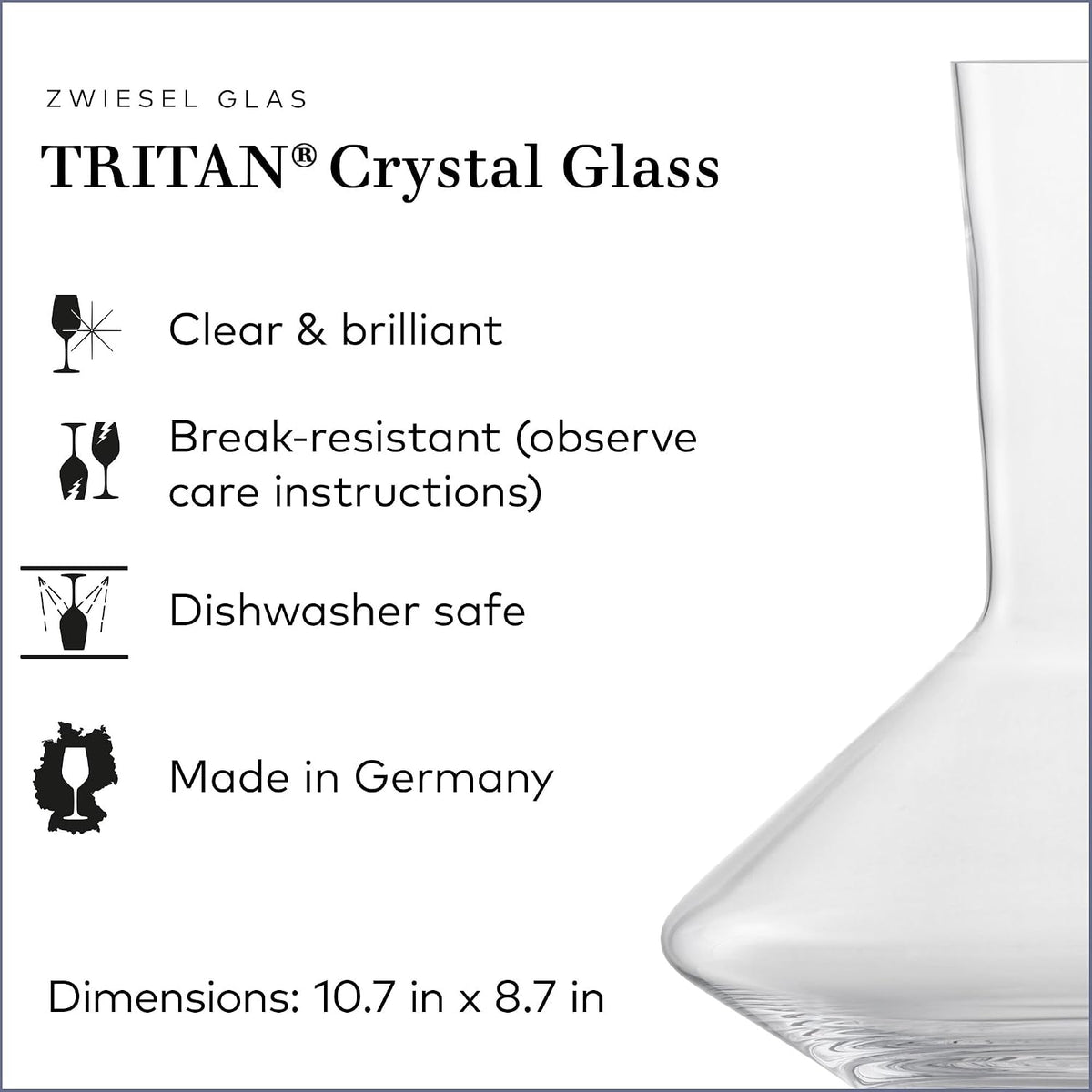 Schott Zwiesel - 25.3 Oz Pure Red Wine Decanter - 0019.122534