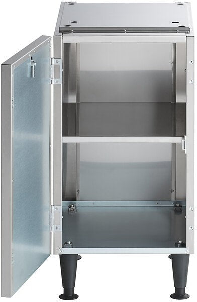 Scotsman - 16.5" x 23.75" Enclosed Stainless Steel Ice Dispenser Stand with Door - HST16-A (ETA 5-8 Weeks)