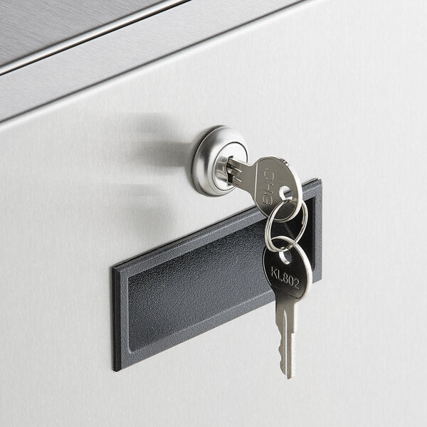 Scotsman - 16.5" x 23.75" Enclosed Stainless Steel Ice Dispenser Stand with Door - HST16-A (ETA 5-8 Weeks)