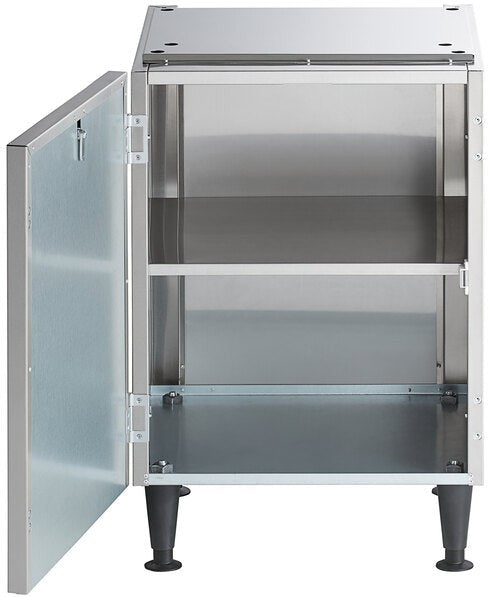 Scotsman - 21.5" x 23.75" Stainless Steel Ice Dispenser Stand with Door - HST21-A (ETA 5-8 Weeks)