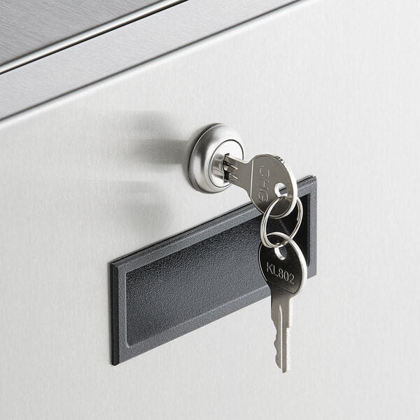 Scotsman - 21.5" x 23.75" Stainless Steel Ice Dispenser Stand with Door - HST21-A (ETA 5-8 Weeks)