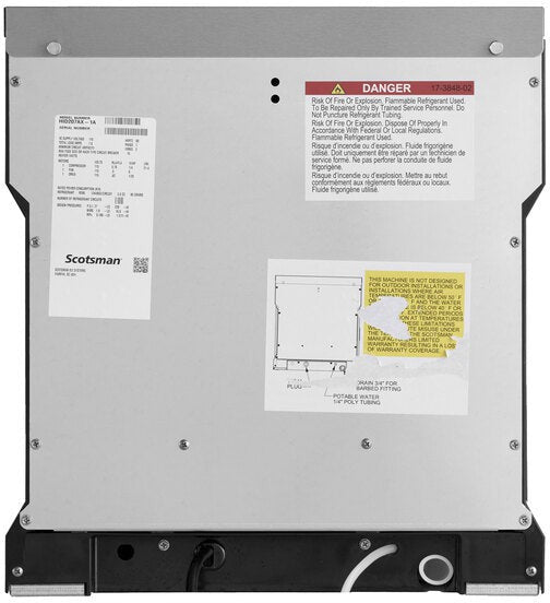 Scotsman - Meridian Air Cooled Compact Nugget Ice and Water Dispenser with 7 lbs Bin Storage - HID207AX-1 (ETA 5-8 Weeks)