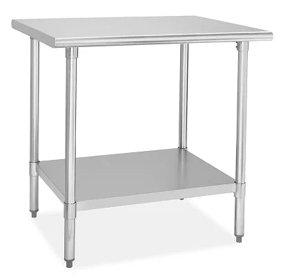 Tarrison - Table Work 36X30" with Bracing - WT4BS3036-LB3S