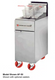 American Range - 50 lb Stainless Steel 3 Burner Tube Fryer - AF-50