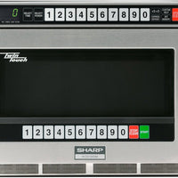Sharp - 1200 W Twin Touch Commercial Microwave Oven with Dual Touch Pads - R-CD1200M