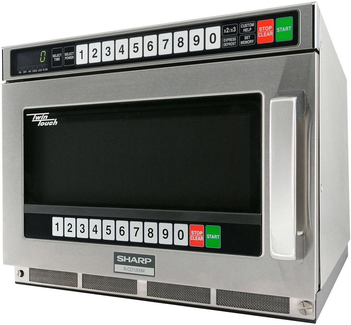 Sharp - 1800 W Twin Touch Commercial Microwave Oven with Dual Touch Pads - R-CD1800M - DISCONTINUED