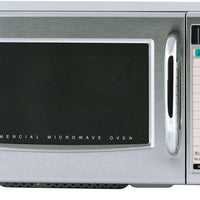 Sharp - 1.0 Cu. Ft. Stainless Steel Medium Duty Commercial Microwave Oven with Computerized Touch Controls (20 Programmable Memories) - R-21LTF