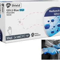 Shield Vinal - Large Vinyl/Poly Blend Glove, 100/bx - 3531007