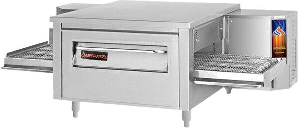 Sierra - 18" x 30" Stainless Steel Gas Conveyor Pizza Oven - C1830G
