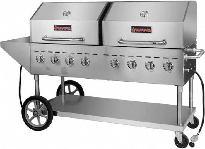 Sierra - 60" Stainless Steel Outdoor Gas Grill with Double Cooking Grid - SRBQ-60 - DISCONTINUED