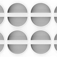 Silikomart - 0.6" Silicone Baking Mould with 16 Cavities - CURVE RAINBOW 26