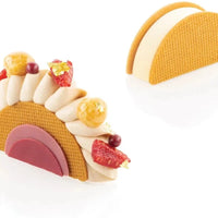 Silikomart - 0.6" Silicone Baking Mould with 16 Cavities - CURVE RAINBOW 26