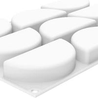 Silikomart - 0.8" Silicone Baking Mould with 9 Cavities - CURVE RAINBOW 80