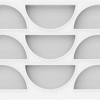 Silikomart - 0.8" Silicone Baking Mould with 9 Cavities - CURVE RAINBOW 80