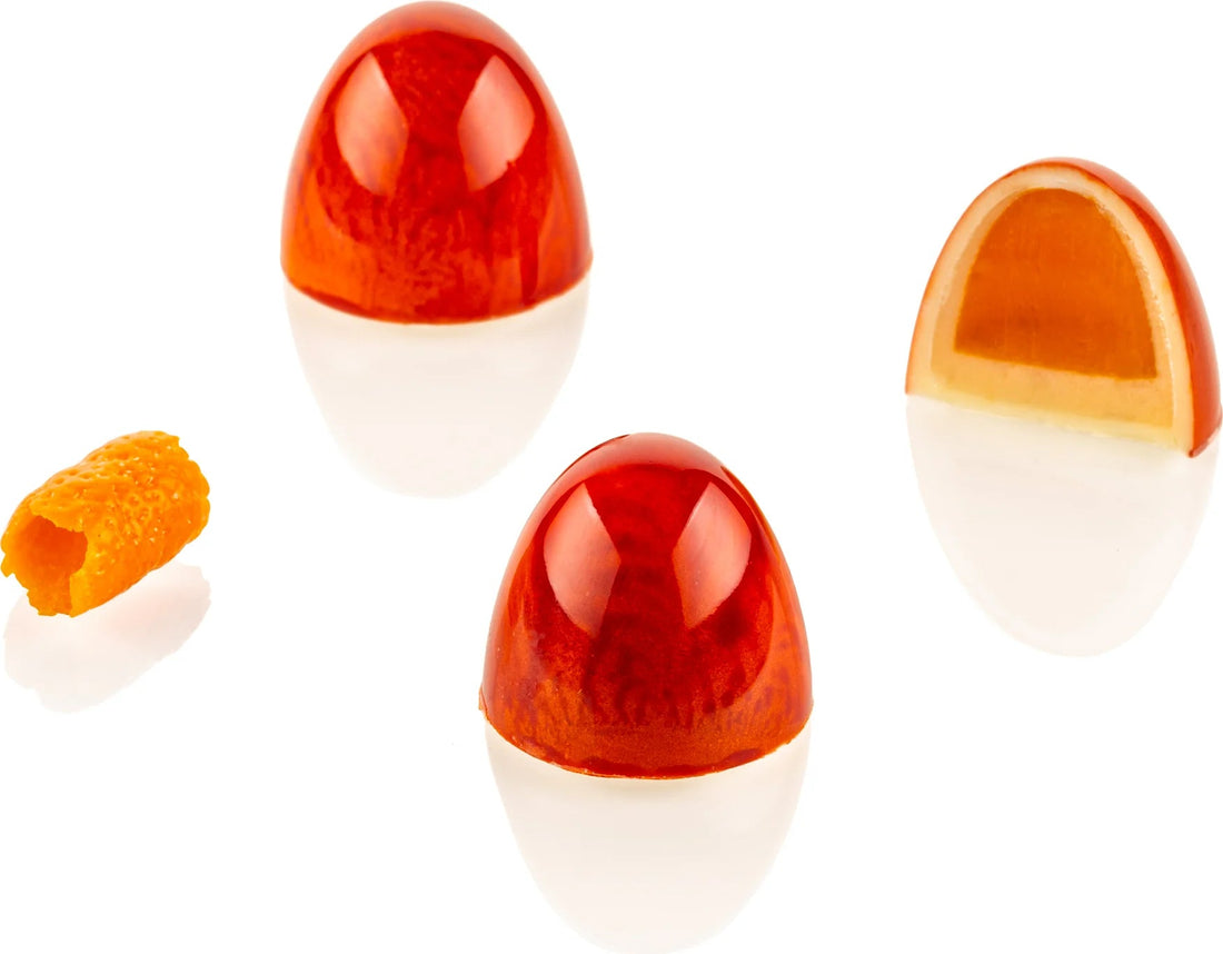 Silikomart - 0.88" Kit Dome 01 Polycarbonate Praline Chocolate Mould - KIT DOME 01