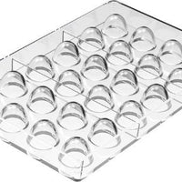 Silikomart - 0.88" Kit Dome 01 Polycarbonate Praline Chocolate Mould - KIT DOME 01