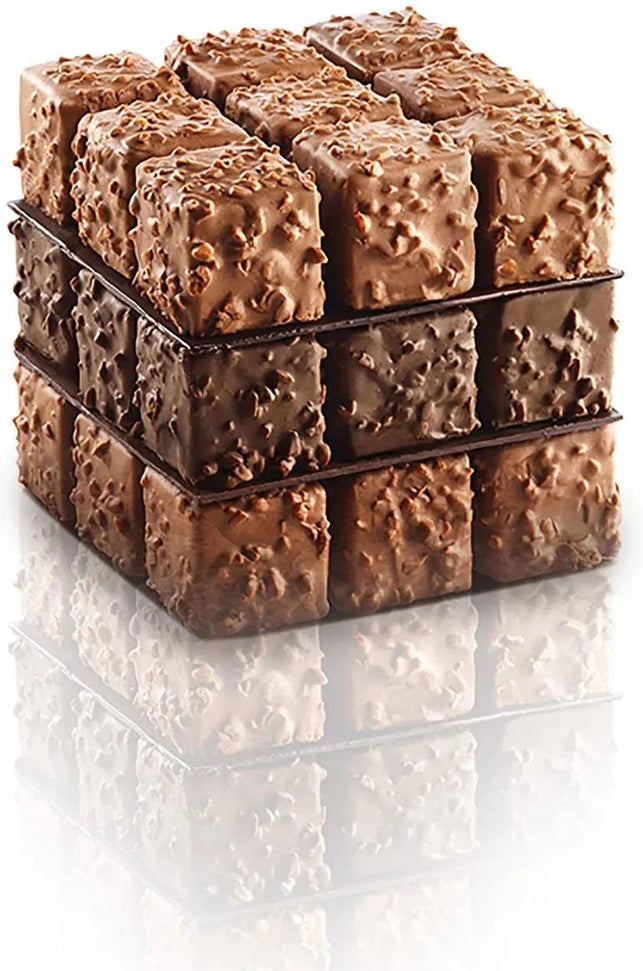 Silikomart - 0.9" x 0.9" x 0.9" Silicone #40 Compartment Cube Baking Mold - SF263