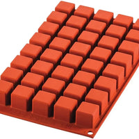 Silikomart - 0.9" x 0.9" x 0.9" Silicone #40 Compartment Cube Baking Mold - SF263