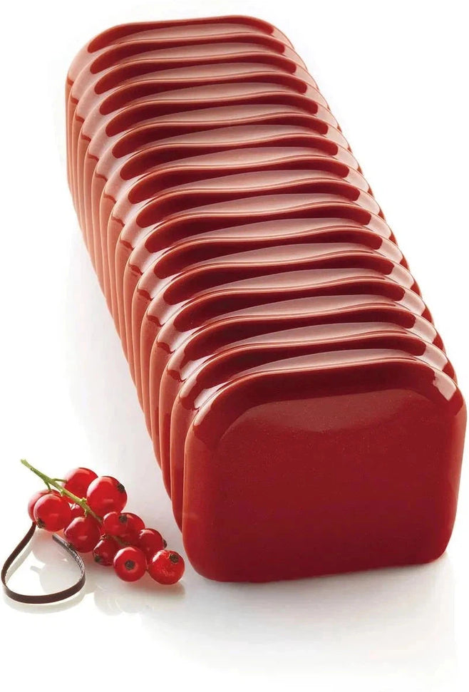 Silikomart - 10" x 3.7" x 3.4" Silicone Bandoneón Baking Mould - BANDONEON 1800