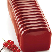 Silikomart - 10" x 3.7" x 3.4" Silicone Bandoneón Baking Mould - BANDONEON 1800