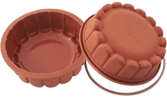 Silikomart - 10.2" x 2.3" Silicone Charlotte Round Baking Mould with Safety Ring - SFT181