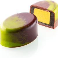 Silikomart - 10.8" Kit Ovale 01 Polycarbonate Praline Chocolate Mould - KIT OVALE 01