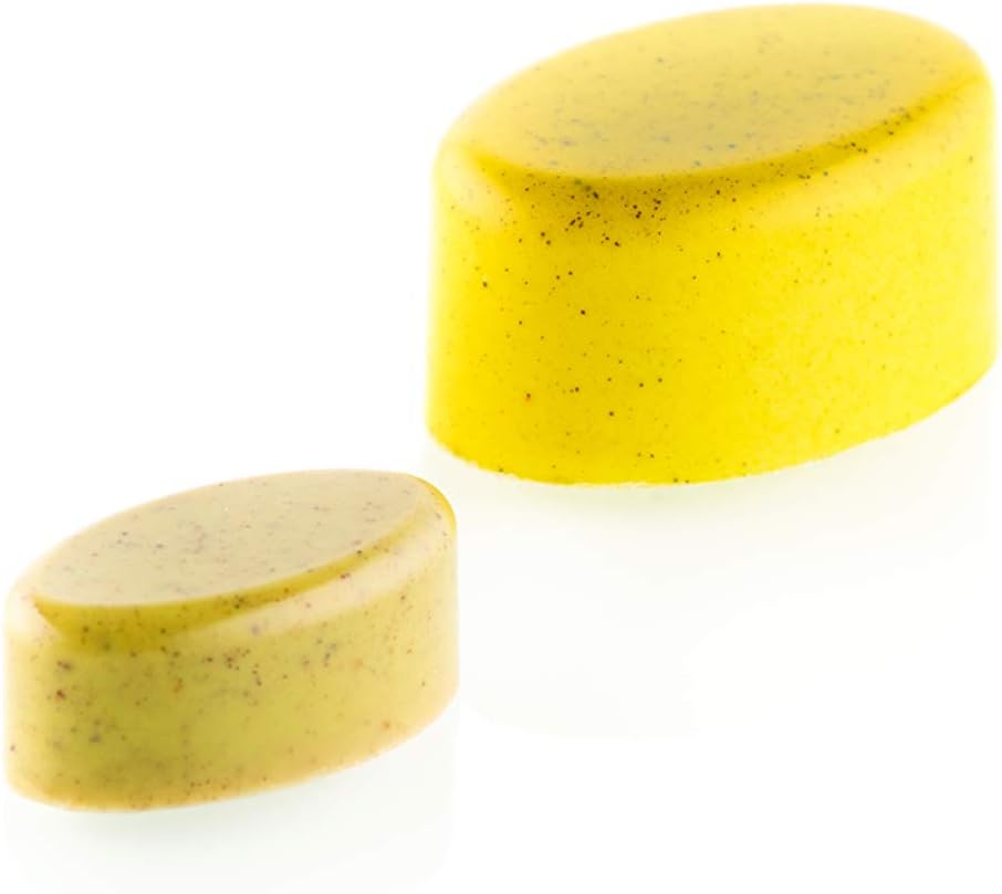 Silikomart - 10.8" Kit Ovale 01 Polycarbonate Praline Chocolate Mould - KIT OVALE 01