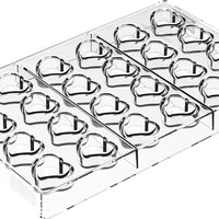 Silikomart - 10.8" Tritan Heart Chocolate Mould - TESORO P
