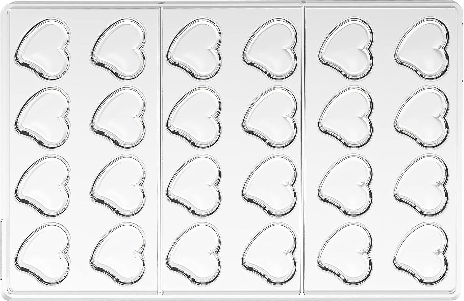 Silikomart - 10.8" Tritan Heart Chocolate Mould - TESORO P