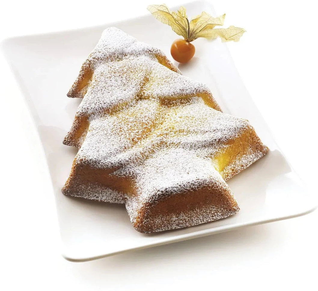 Silikomart - 11" x 8.6" x 1.5" Silicone Christmas Tree Baking Mould - SFT203