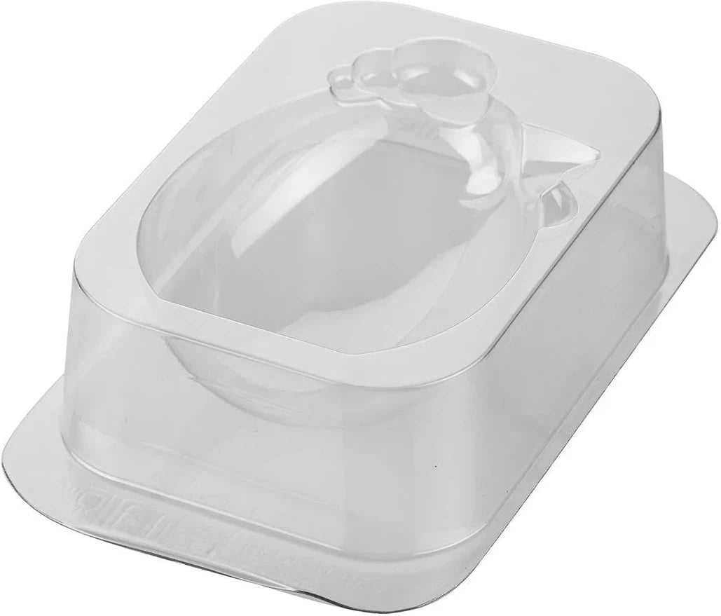 Silikomart - 11.2" x 5.9" x 2.2" Plastic Lady Cocca Chocolate Baking Mould - LADY COCCA