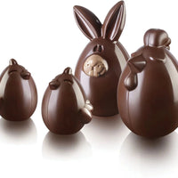 Silikomart - 11.2" x 5.9" x 2.2" Plastic Lady Cocca Chocolate Baking Mould - LADY COCCA