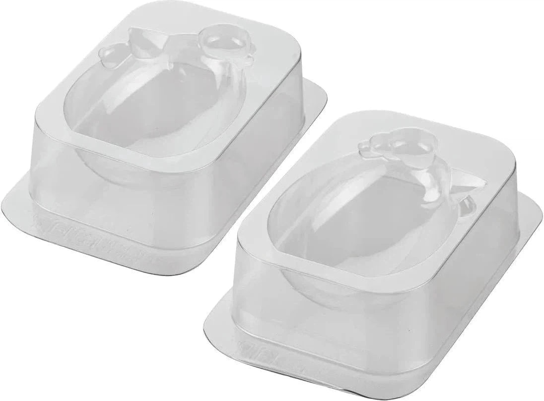 Silikomart - 11.2" x 5.9" x 2.2" Plastic Lady Cocca Chocolate Baking Mould - LADY COCCA