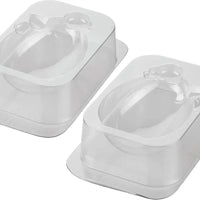 Silikomart - 11.2" x 5.9" x 2.2" Plastic Lady Cocca Chocolate Baking Mould - LADY COCCA