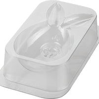 Silikomart - 11.2" x 5.9" x 2.2" Plastic Thermoformed LUCKY BUNNY Chocolate Baking Mould - LUCKY BUNNY