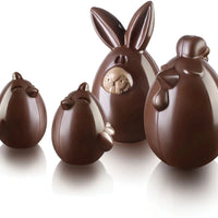 Silikomart - 11.2" x 5.9" x 2.2" Plastic Thermoformed LUCKY BUNNY Chocolate Baking Mould - LUCKY BUNNY