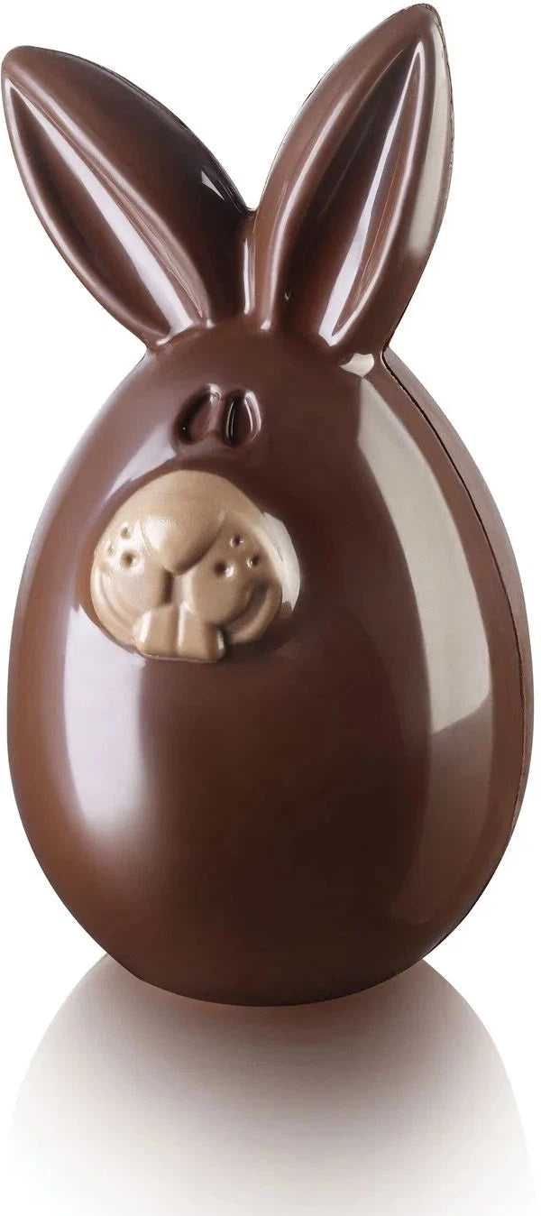 Silikomart - 11.2" x 5.9" x 2.2" Plastic Thermoformed LUCKY BUNNY Chocolate Baking Mould - LUCKY BUNNY