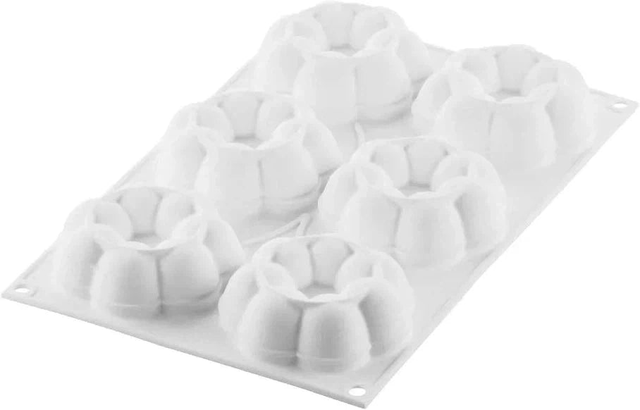 Silikomart - 1.1" Silicone Mould with Cookie Cutter - CURVETRUFFLECROWN