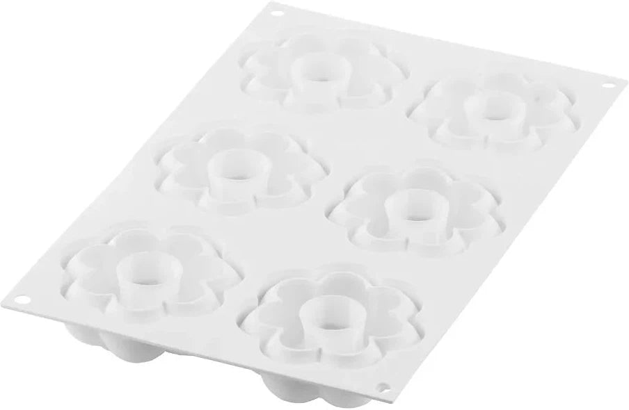 Silikomart - 1.1" Silicone Mould with Cookie Cutter - CURVETRUFFLECROWN