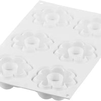 Silikomart - 1.1" Silicone Mould with Cookie Cutter - CURVETRUFFLECROWN