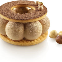 Silikomart - 1.1" Silicone Mould with Cookie Cutter - CURVETRUFFLECROWN