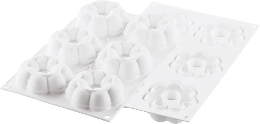 Silikomart - 1.1" Silicone Mould with Cookie Cutter - CURVETRUFFLECROWN