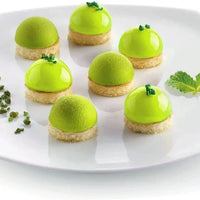 Silikomart - 1.1" x 0.5" Silicone 24 Compartment Half Spheres Baking Mold - SF006
