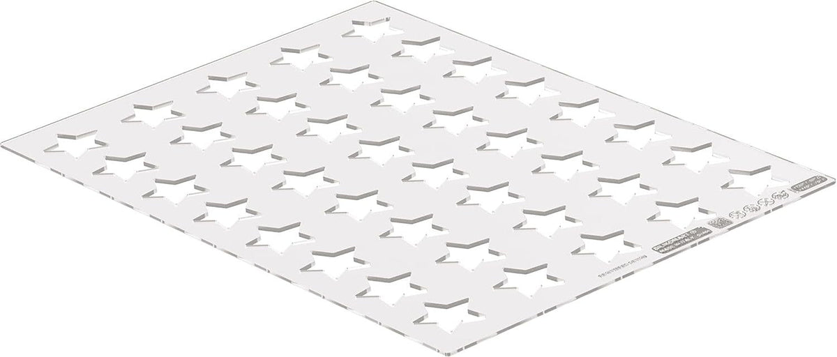 Silikomart - 1.18" Silicone Moulds for Isomalt and Chocolate Decorations - CHABLON STAR