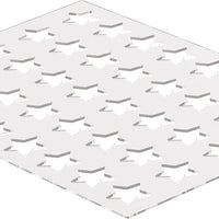 Silikomart - 1.18" Silicone Moulds for Isomalt and Chocolate Decorations - CHABLON STAR