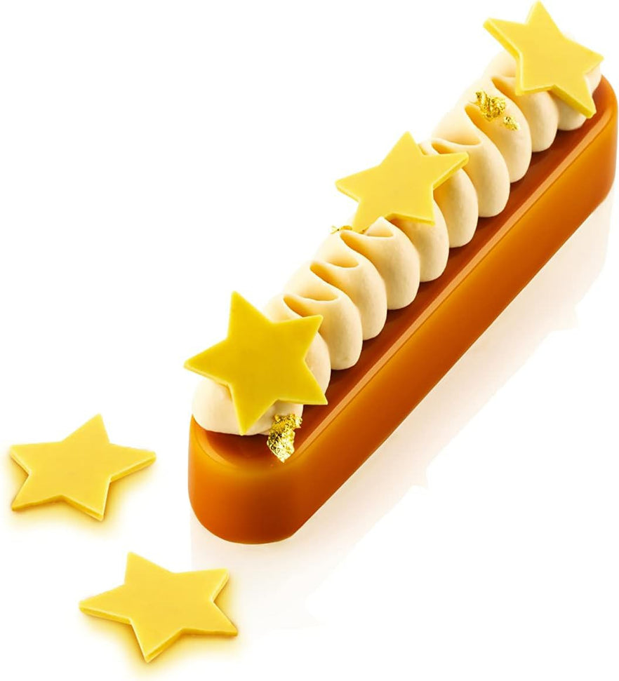 Silikomart - 1.18" Silicone Moulds for Isomalt and Chocolate Decorations - CHABLON STAR