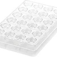 Silikomart - 1.2" Polycarbonate Praline Chocolate Mould - KIT SEMISFERA 01