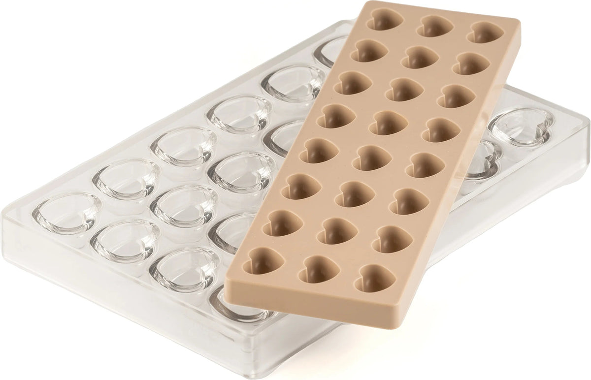 Silikomart - 1.3" Silicone Chocolate Mould - KIT CUORE 01