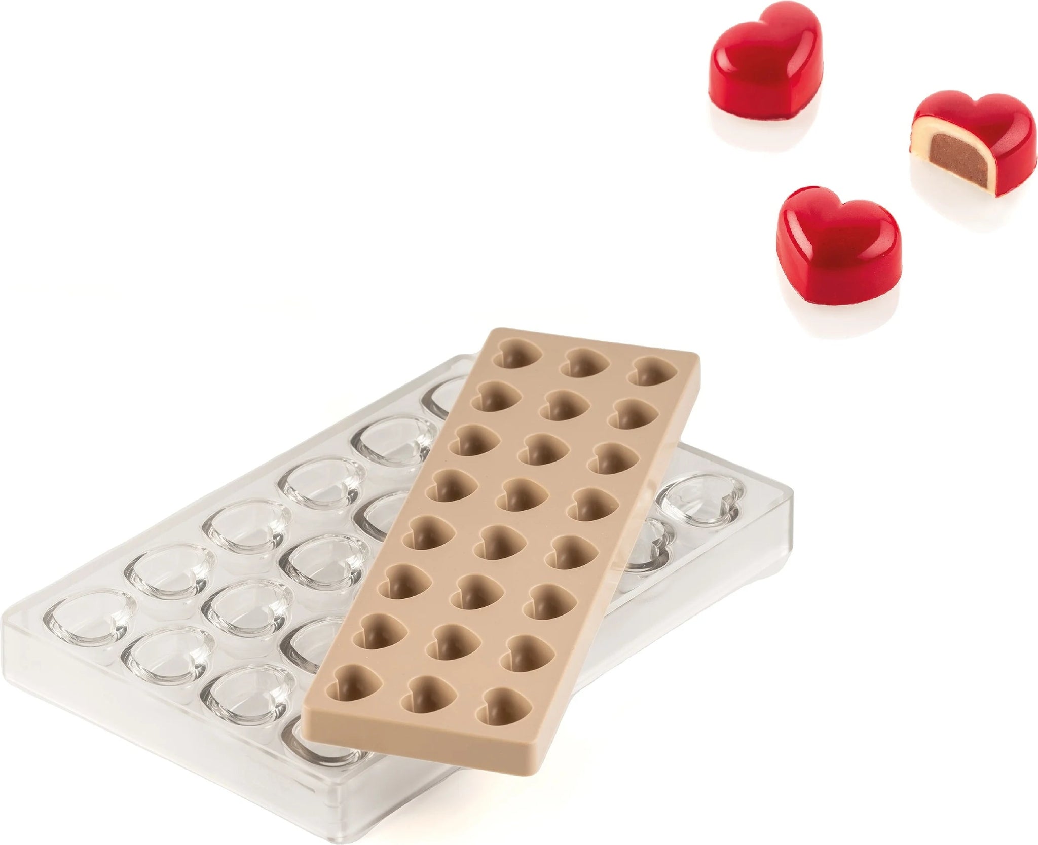 Silikomart - 1.3" Silicone Chocolate Mould - KIT CUORE 01