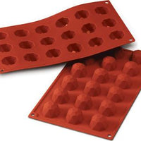 Silikomart - 1.3" x 0.9" Silicone 18 Compartment Big Diamond Baking Mold- SF049